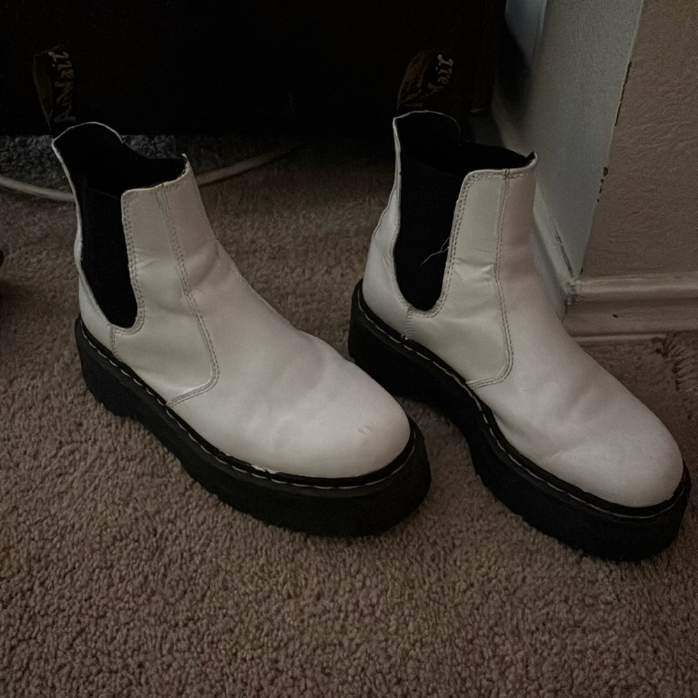 white Dr. Martens